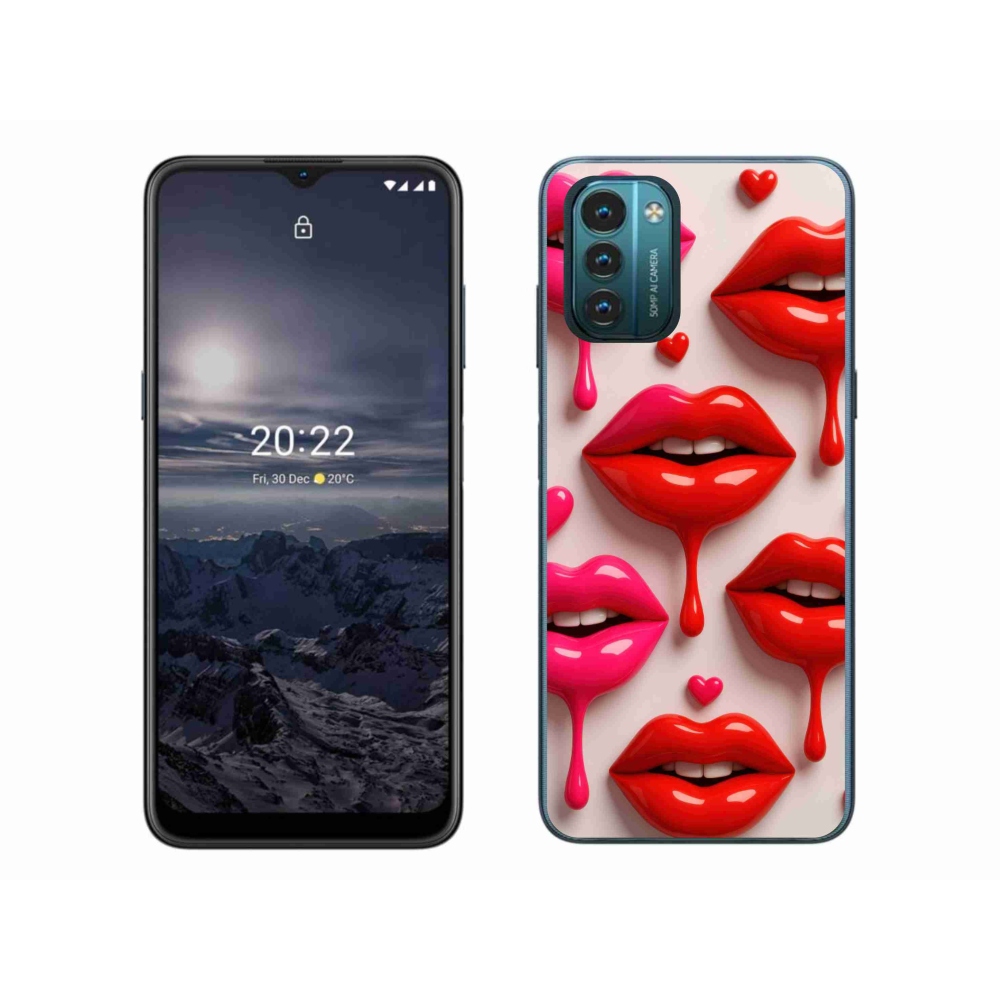 Gélový kryt mmCase na Nokia G11/G21 - pery 2