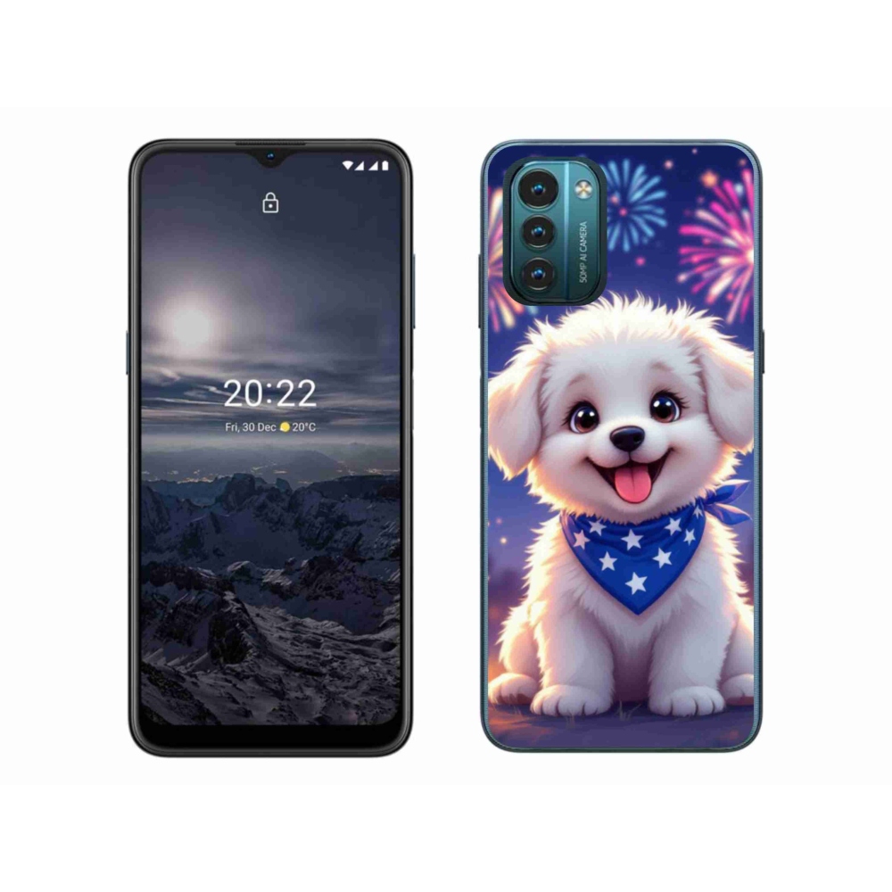 Gélový kryt mmCase na Nokia G11/G21 - slávnostné šteňa