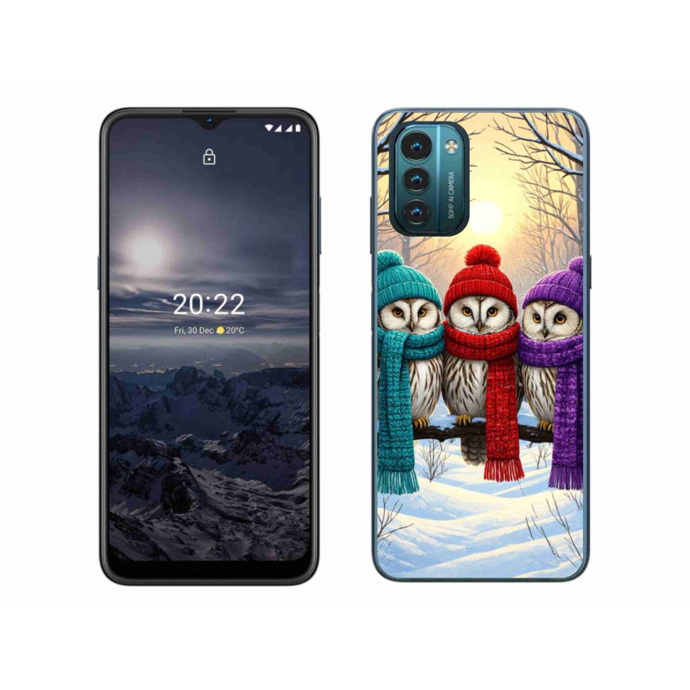 Gélový kryt mmCase na Nokia G11/G21 - soví priatelia