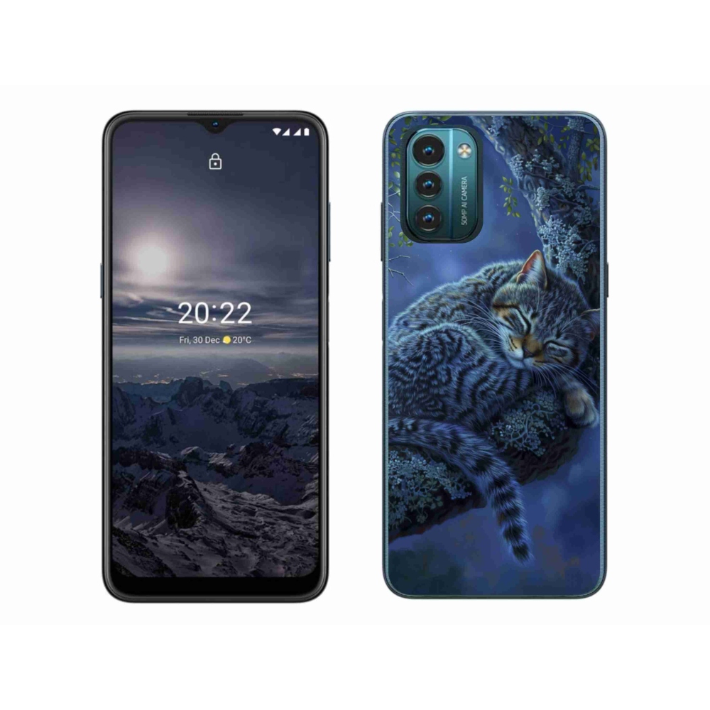 Gélový kryt mmCase na Nokia G11/G21 - spiaca mačka