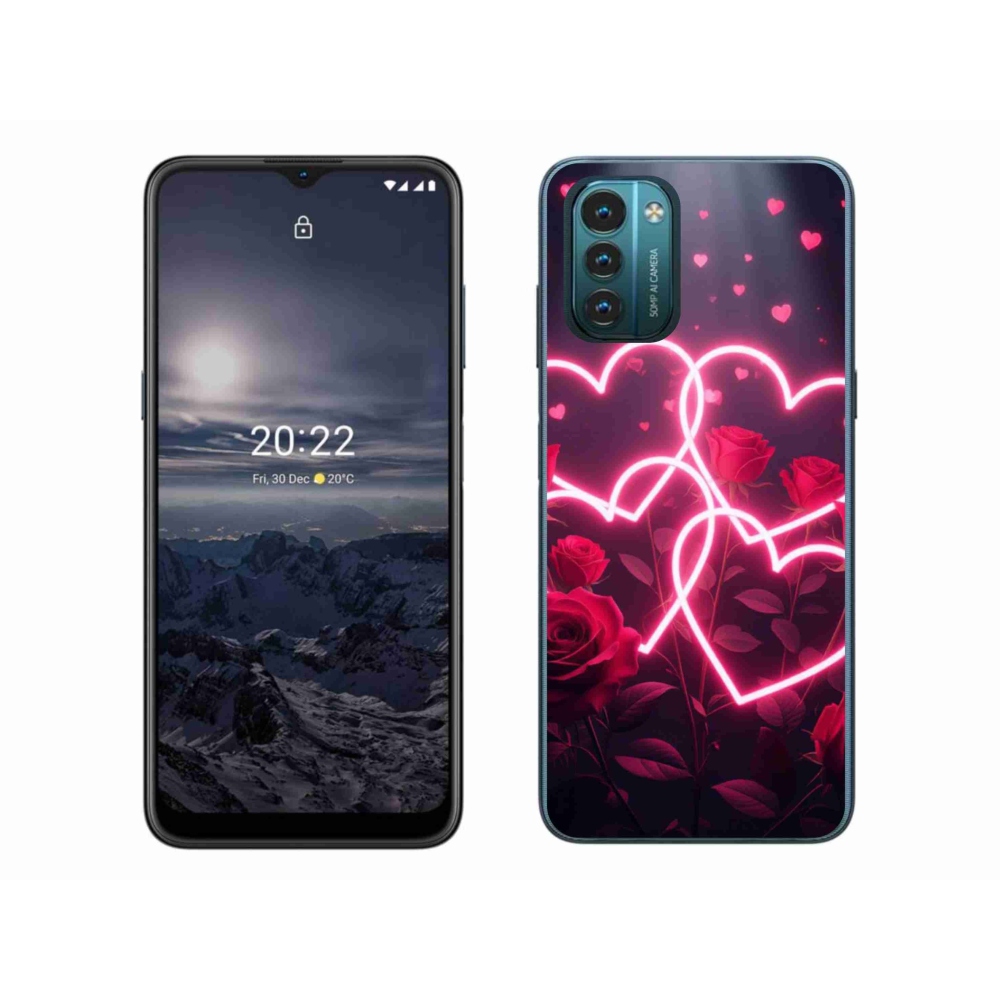 Gélový kryt mmCase na Nokia G11/G21 - srdce lásky