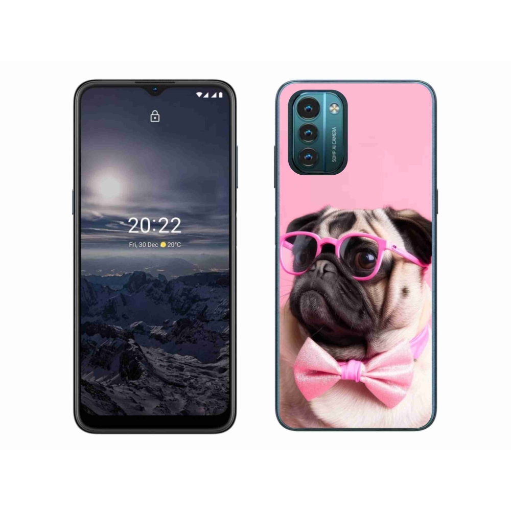 Gélový kryt mmCase na Nokia G11/G21 - štýlový mops