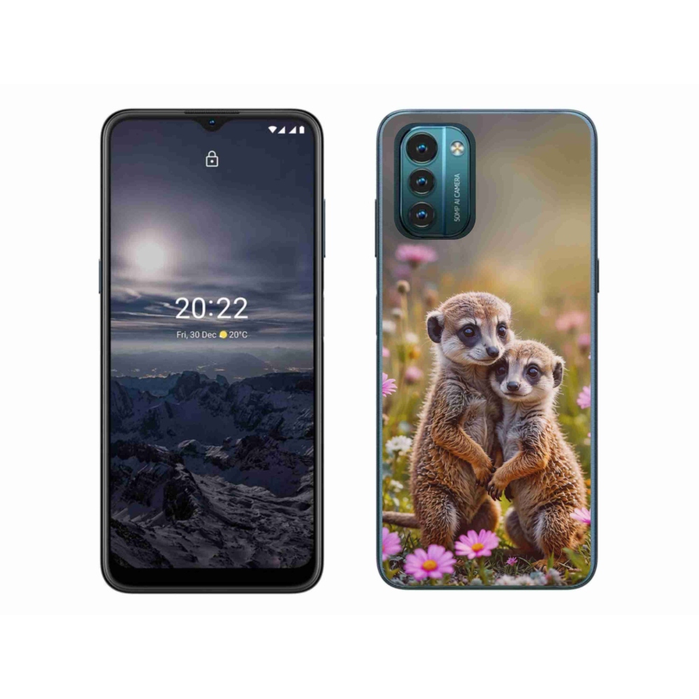 Gélový kryt mmCase na Nokia G11/G21 - surikatí duo