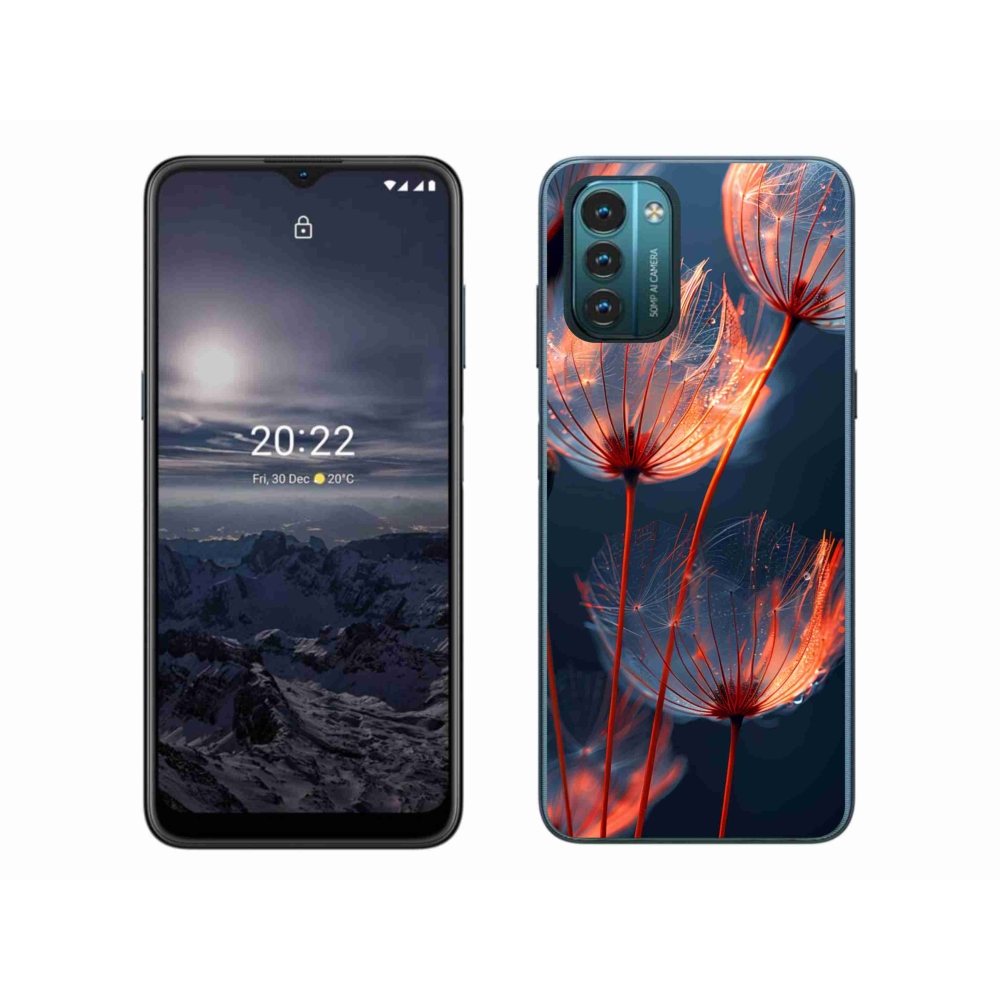 Gélový kryt mmCase na Nokia G11/G21 - svetielkujúce páperie