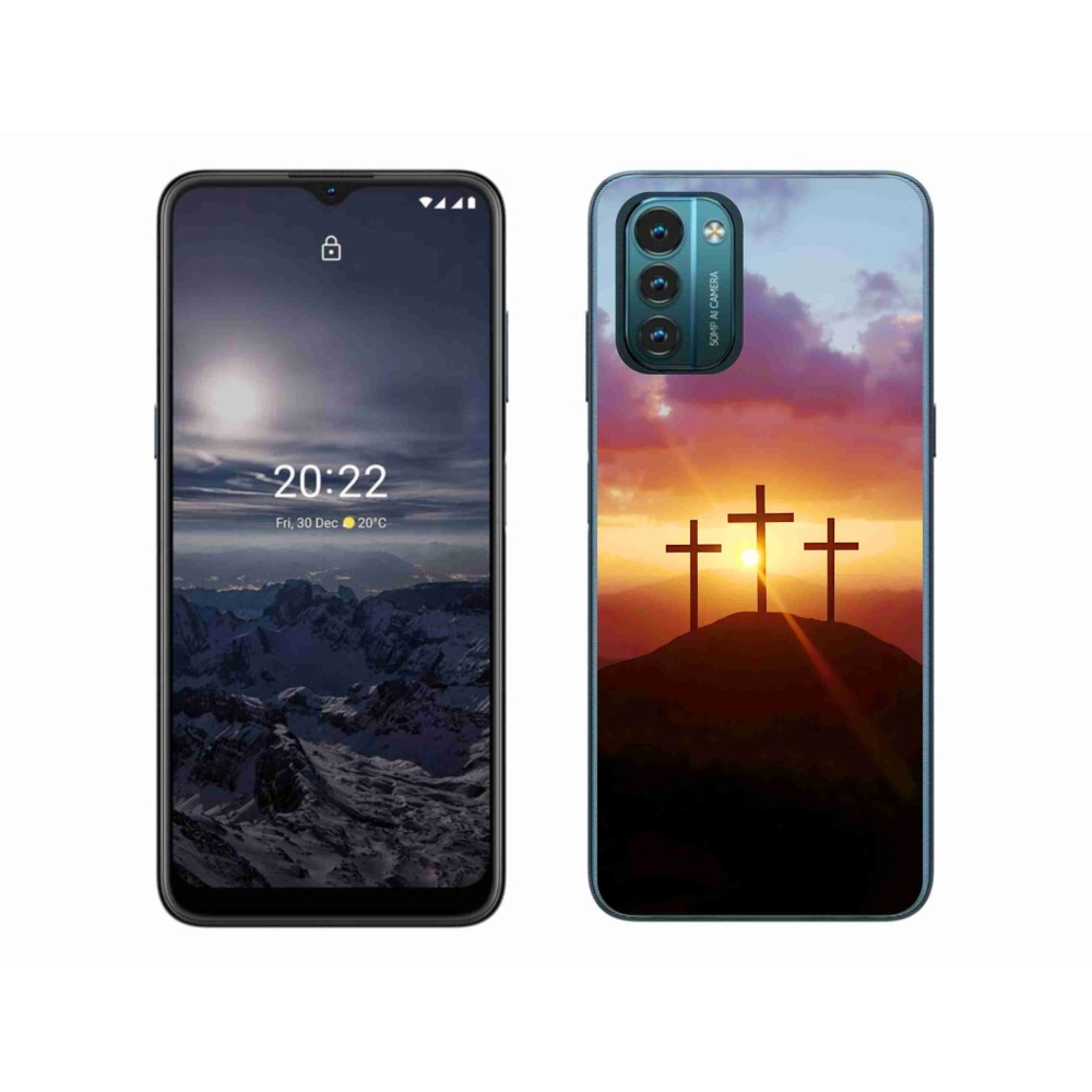 Gélový kryt mmCase na Nokia G11/G21 - tri kríža