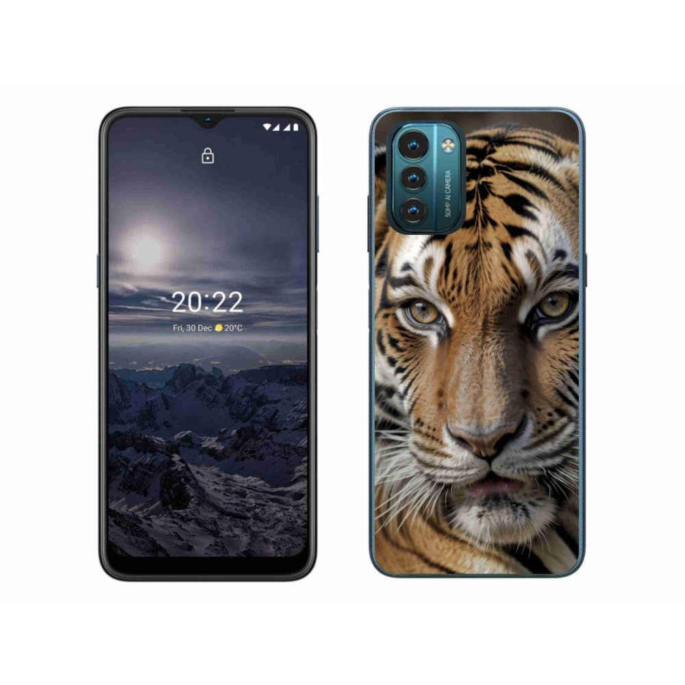 Gélový kryt mmCase na Nokia G11/G21 - tigrie pohľad