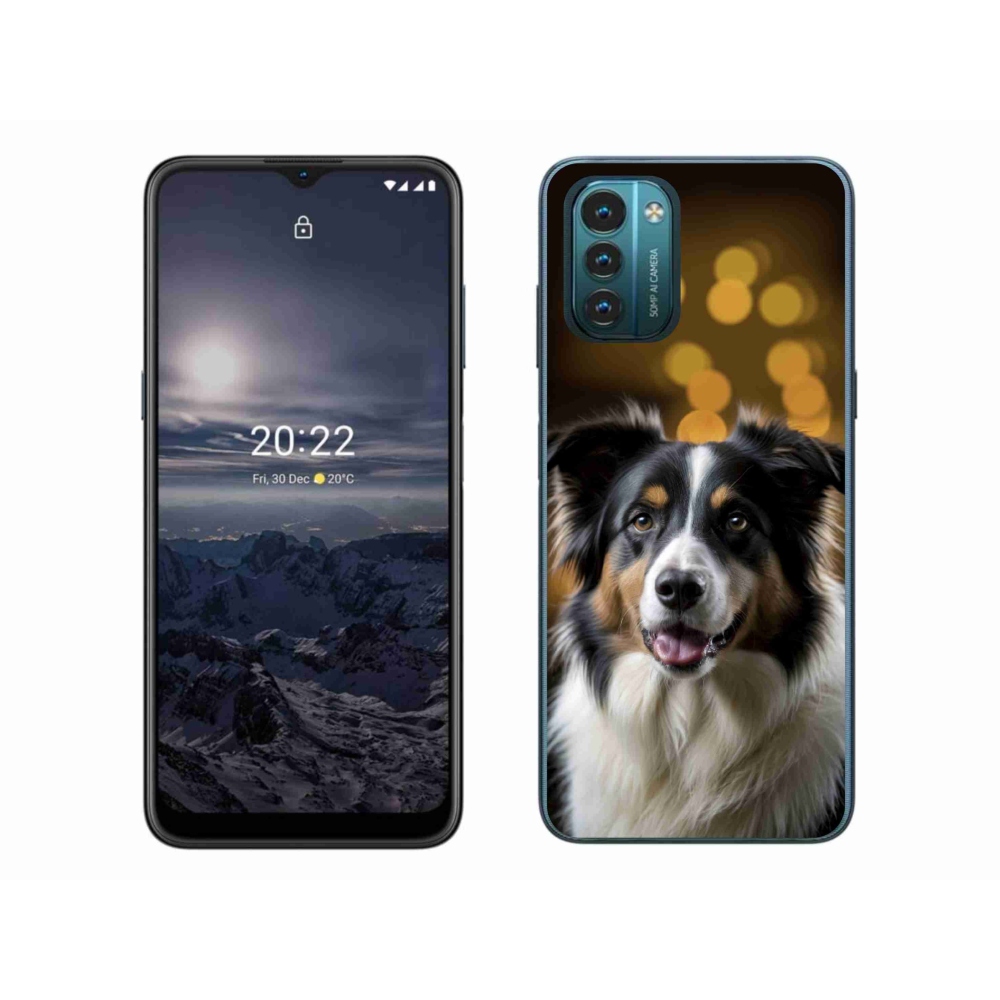 Gélový kryt mmCase na Nokia G11/G21 - usmievavý austrálsky ovčiak