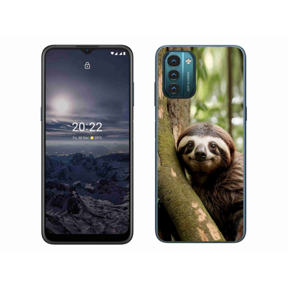 Gélový kryt mmCase na Nokia G11/G21 - usmievavý leňochod
