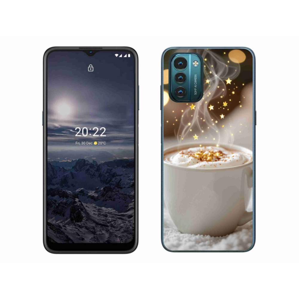 Gélový kryt mmCase na Nokia G11/G21 - vianočný horúci nápoj