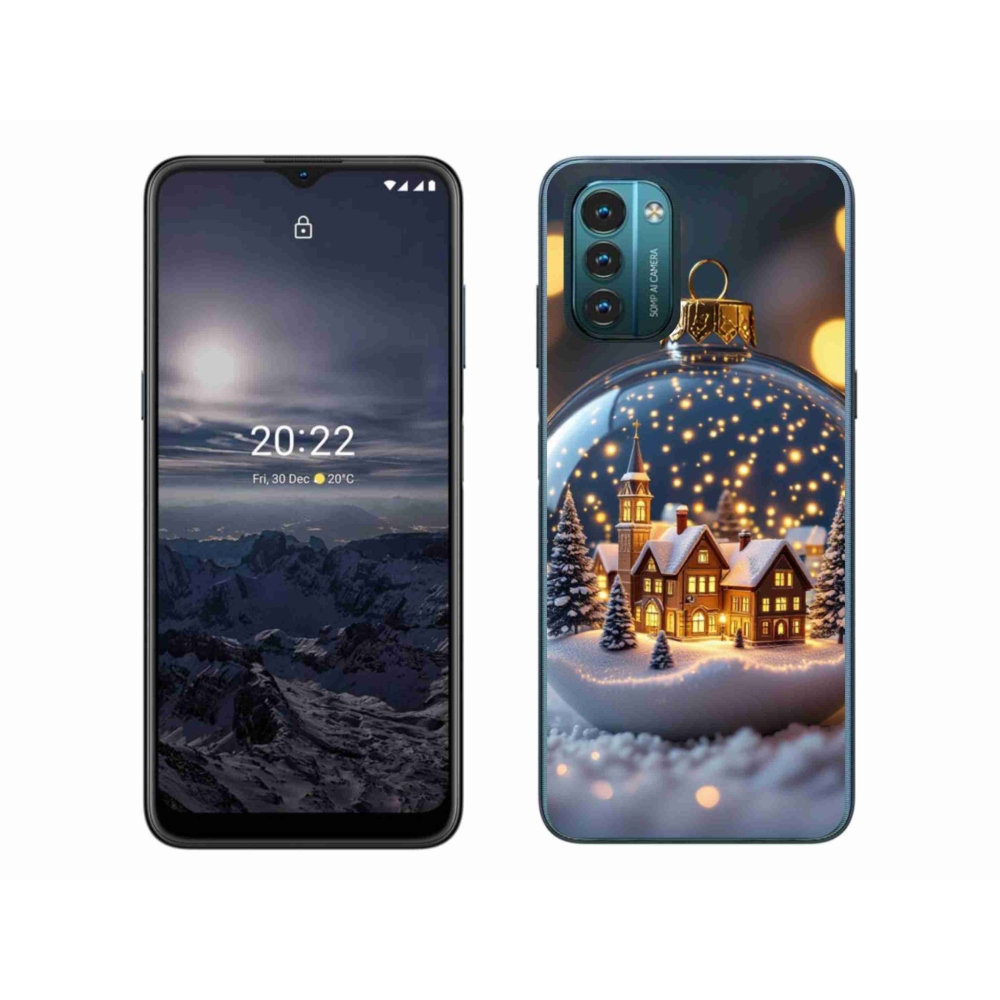 Gélový kryt mmCase na Nokia G11/G21 - vianočné gule 4