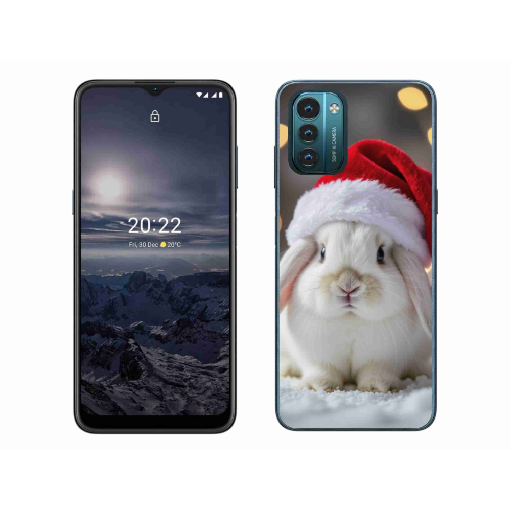 Gélový kryt mmCase na Nokia G11/G21 - vianočný králik