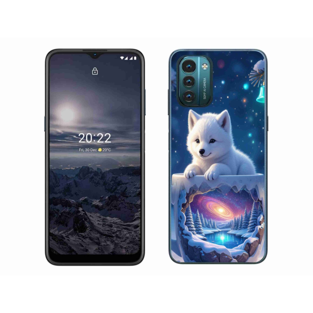 Gélový kryt mmCase na Nokia G11/G21 - vianočné šteňa