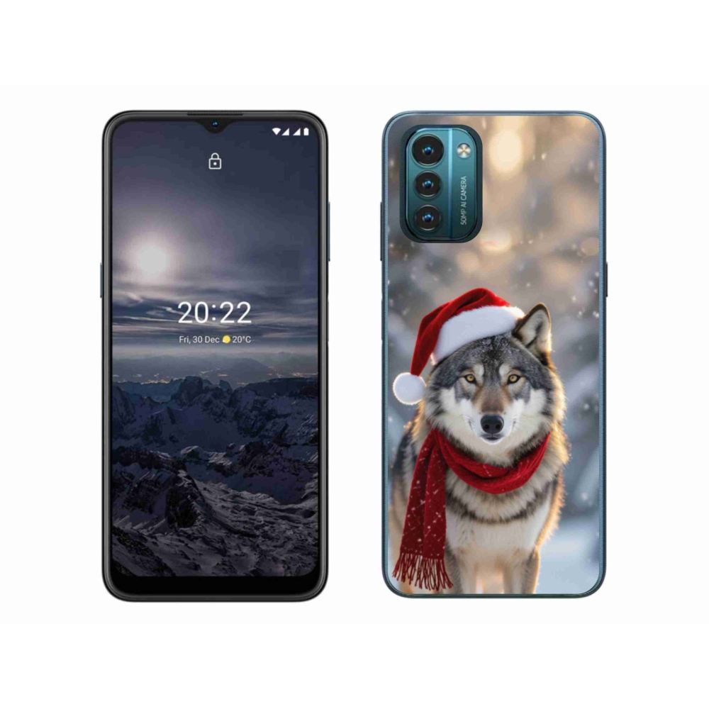 Gélový kryt mmCase na Nokia G11/G21 - vianočný vlk
