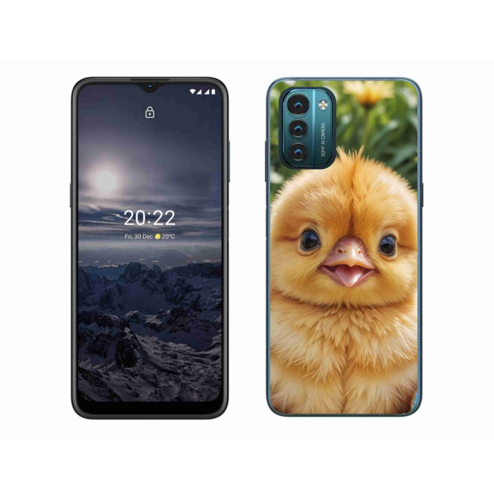 Gélový kryt mmCase na Nokia G11/G21 - veselé kuriatko