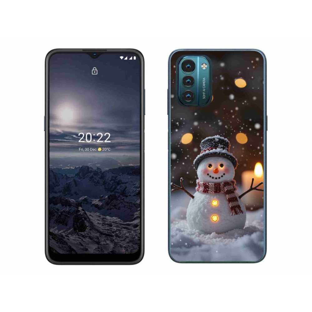 Gélový kryt mmCase na Nokia G11/G21 - veselý snehuliak