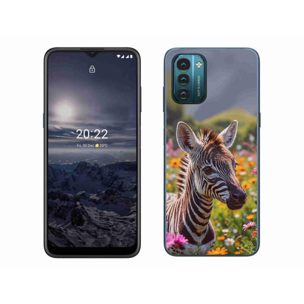 Gélový kryt mmCase na Nokia G11/G21 - zebra na lúke