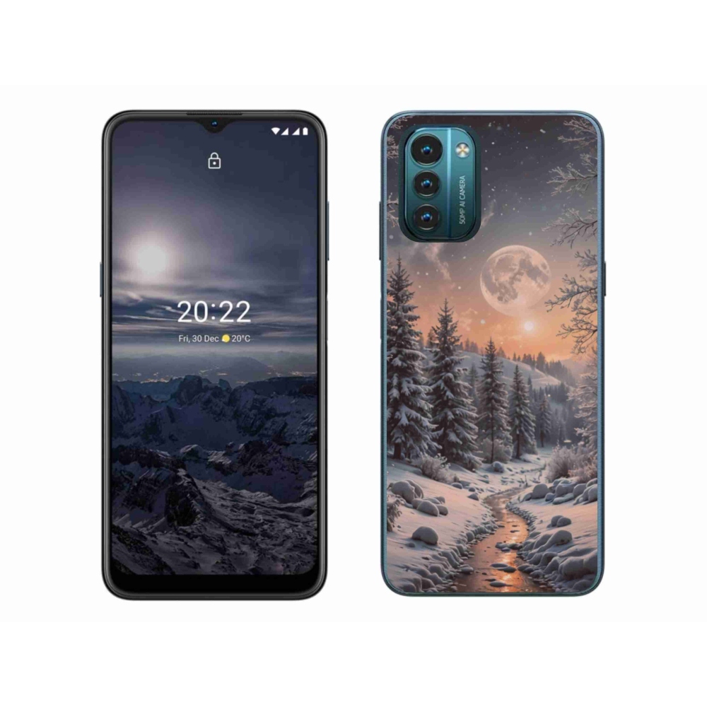 Gélový kryt mmCase na Nokia G11/G21 - zimná krajina 2