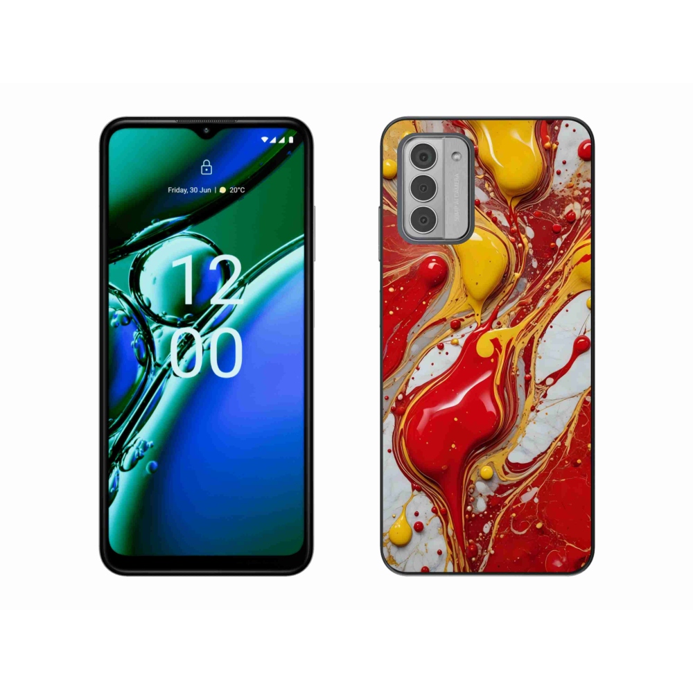 Gélový kryt mmCase na Nokia G42 - abstraktný motív 42