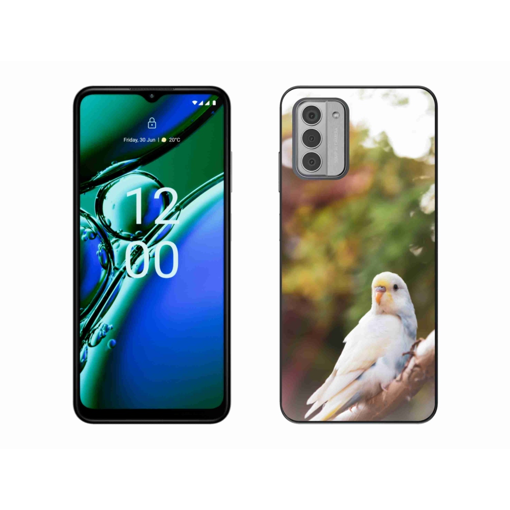 Gélový kryt mmCase na Nokia G42 - andulka biela