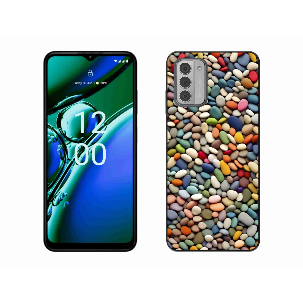 Gélový kryt mmCase na Nokia G42 - farebné kamienky 2