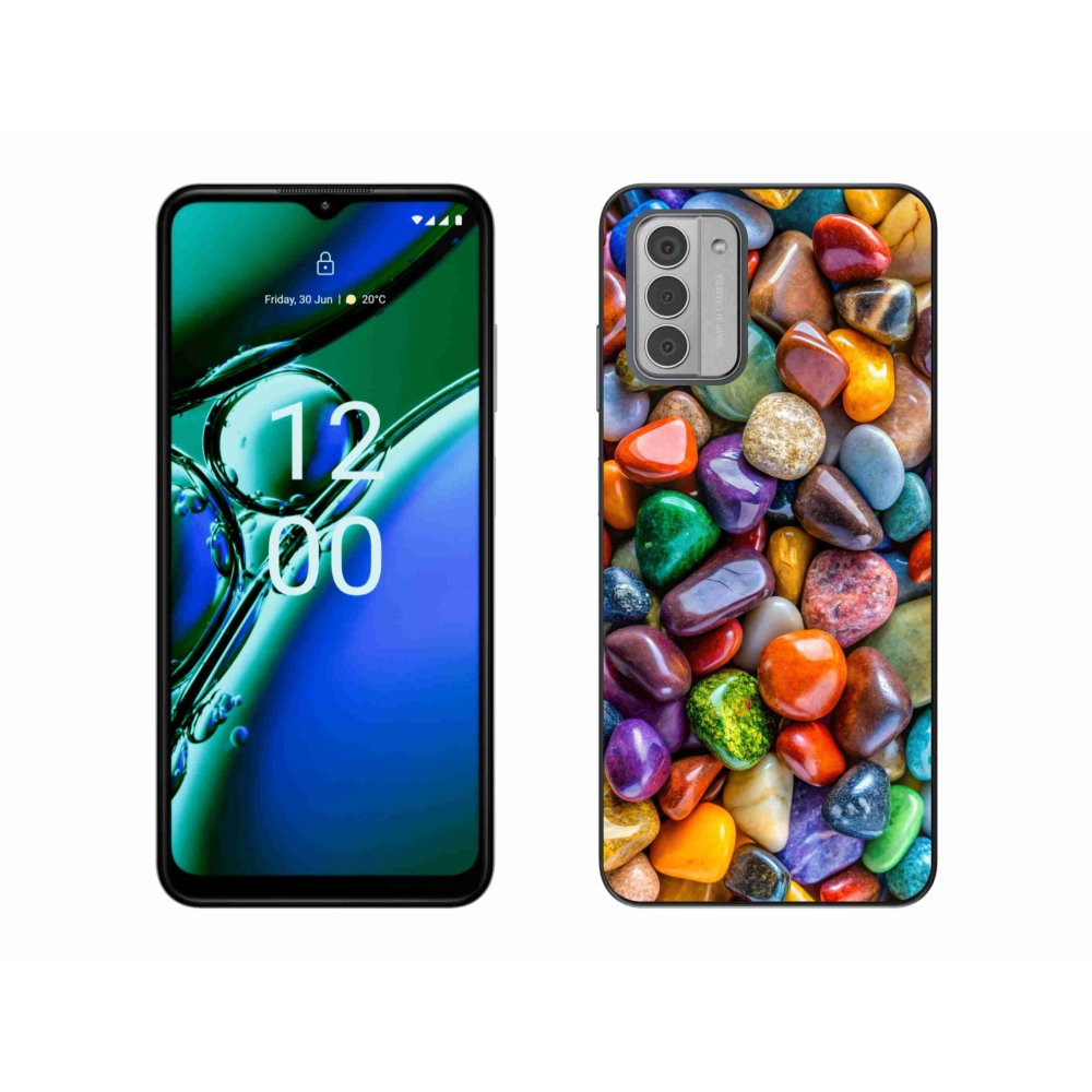 Gélový kryt mmCase na Nokia G42 - farebné kamienky