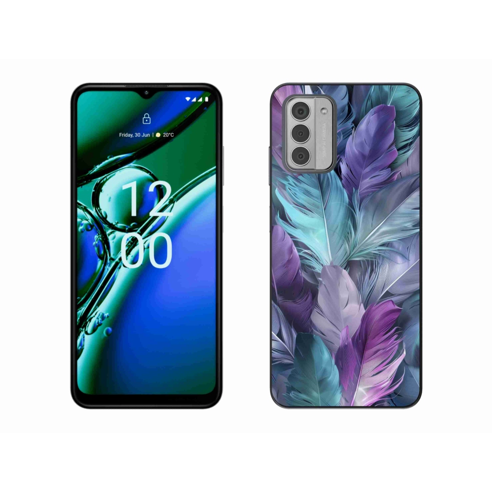 Gélový kryt mmCase na Nokia G42 - farebné perie 2