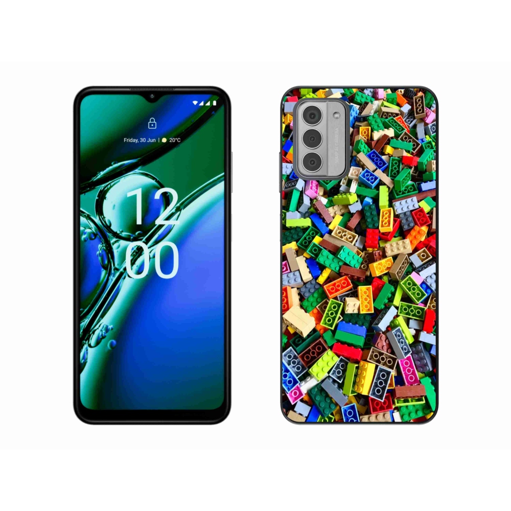 Gélový kryt mmCase na Nokia G42 - farebné stavebné kocky
