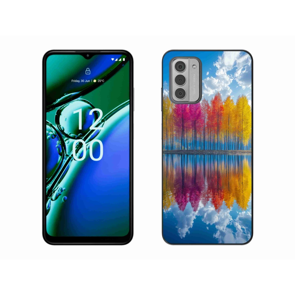 Gélový kryt mmCase na Nokia G42 - farebné stromy