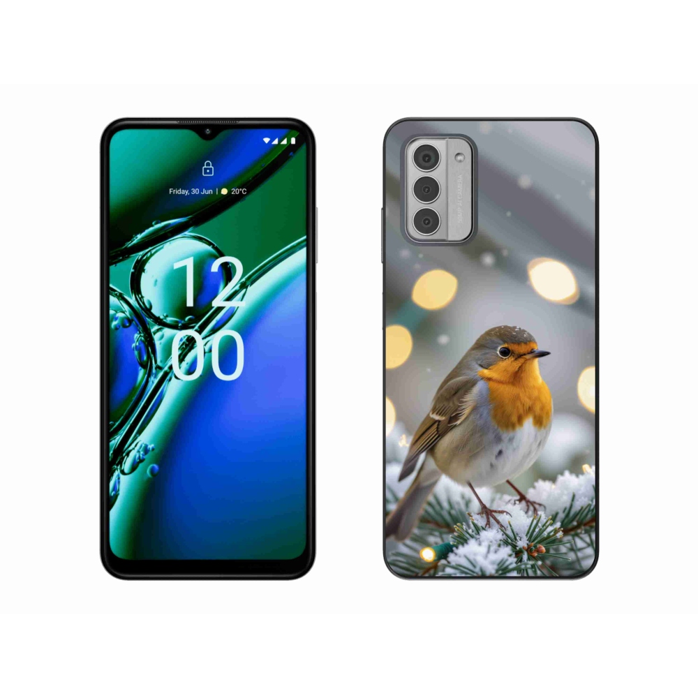 Gélový kryt mmCase na Nokia G42 - červienka v zime