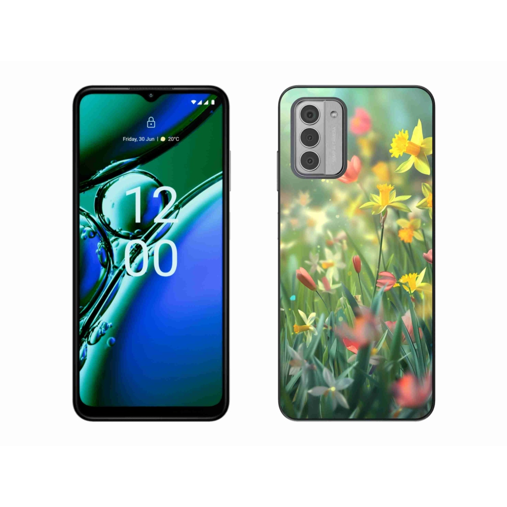 Gélový kryt mmCase na Nokia G42 - jarné kvety
