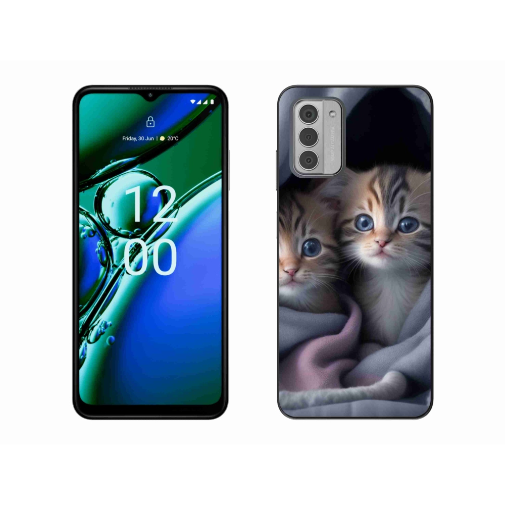 Gélový kryt mmCase na Nokia G42 - mačacie duo 2