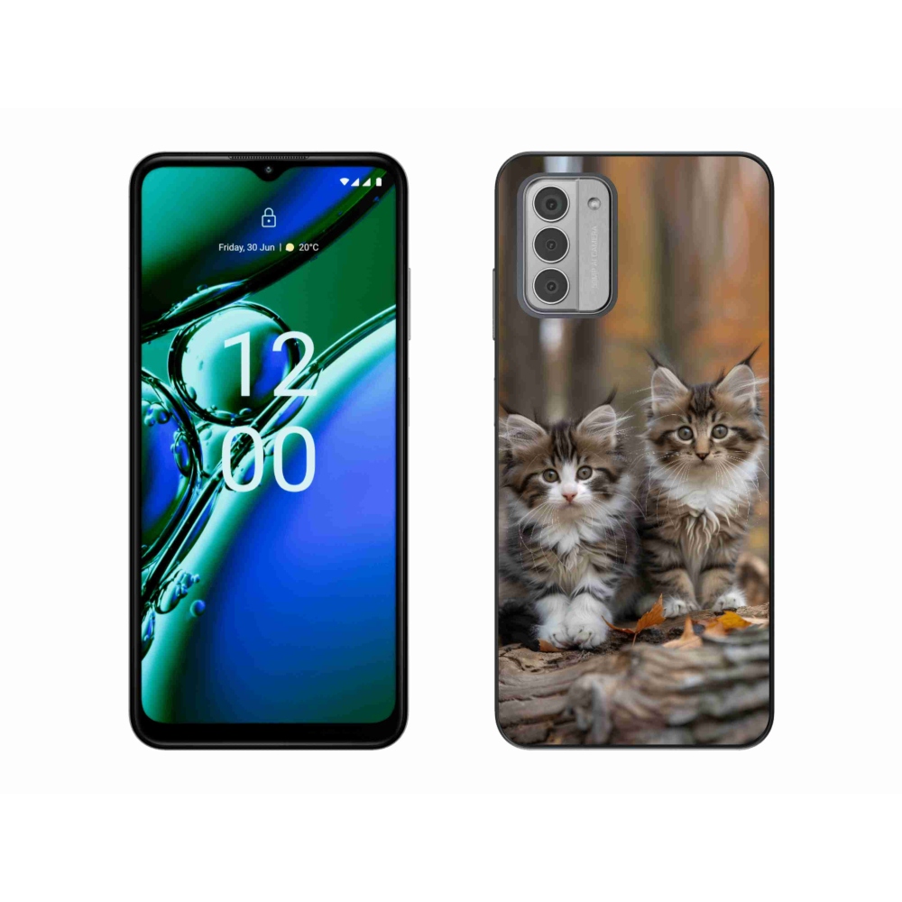 Gélový kryt mmCase na Nokia G42 - mačacie duo 3