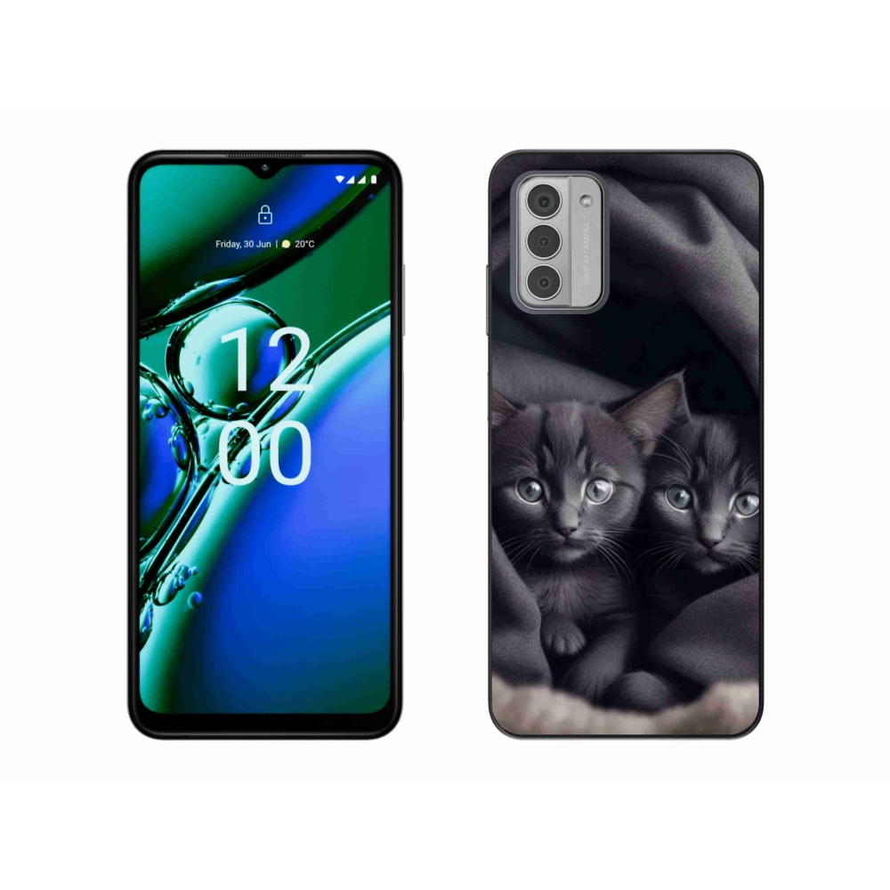 Gélový kryt mmCase na Nokia G42 - mačacie duo