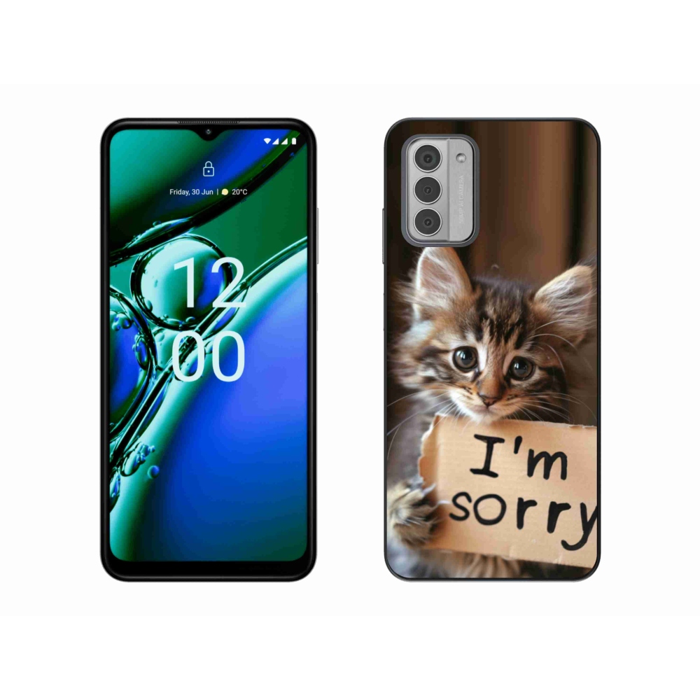 Gélový kryt mmCase na Nokia G42 - mačacie ospravedlnenie