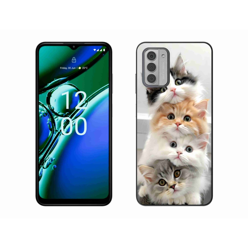 Gélový kryt mmCase na Nokia G42 - mačacia partia