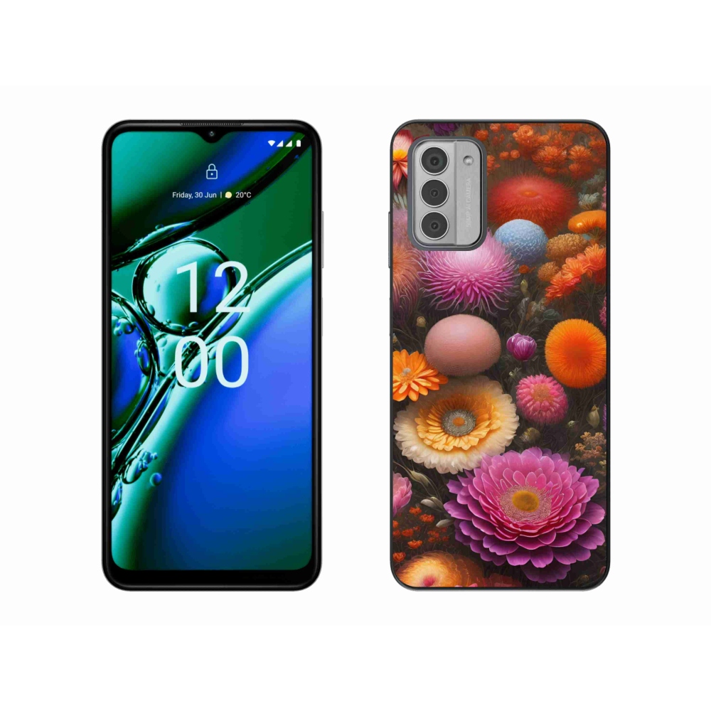 Gélový kryt mmCase na Nokia G42 - kvetinová kompozícia
