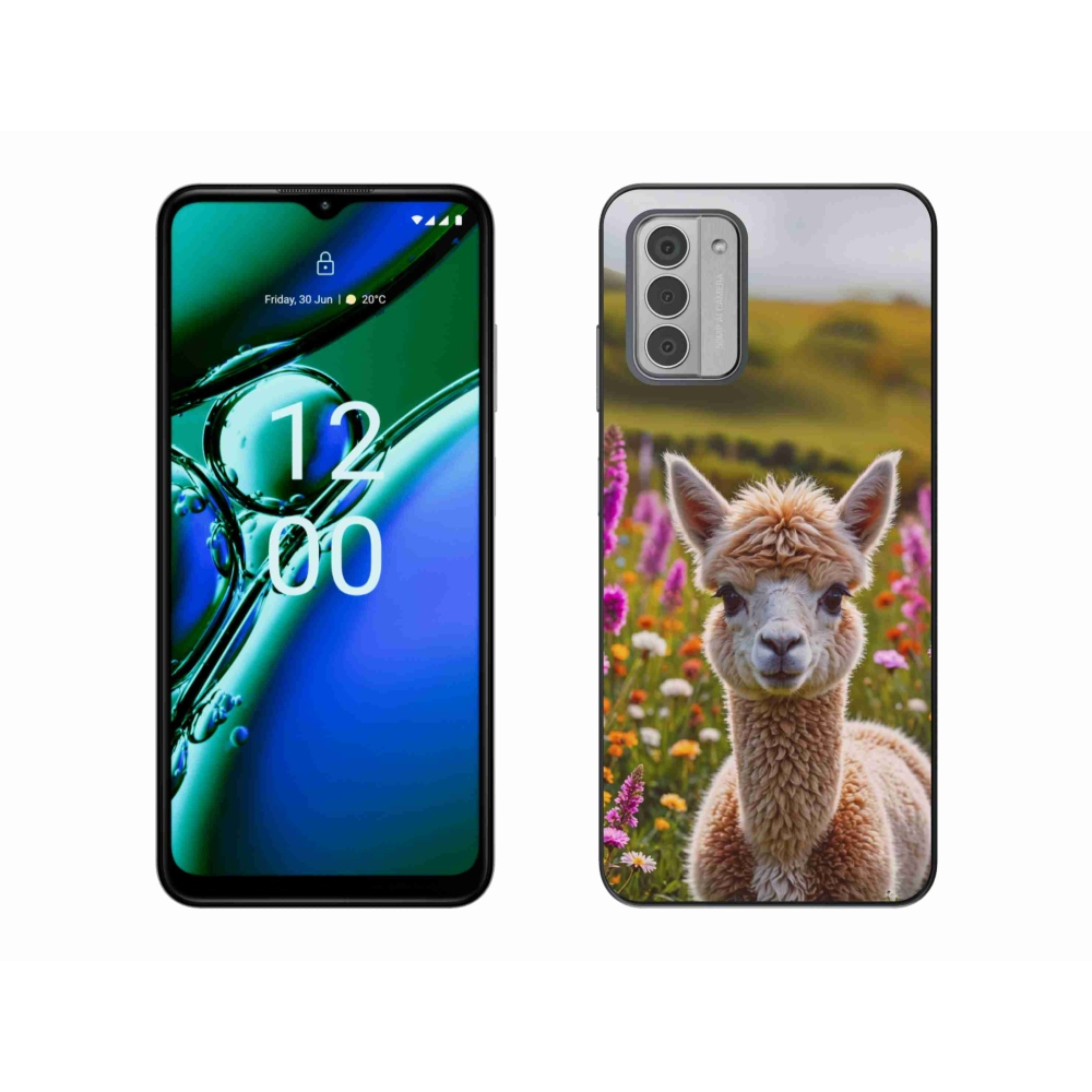 Gélový kryt mmCase na Nokia G42 - lama na lúke
