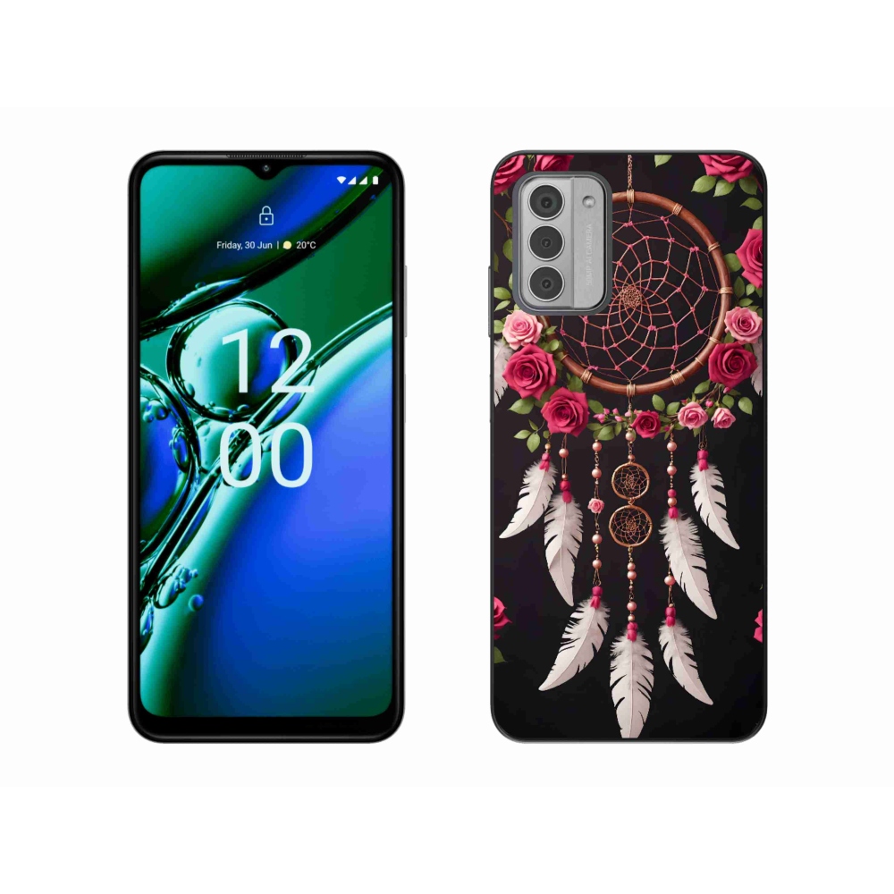Gélový kryt mmCase na Nokia G42 - lapač snov s ružami