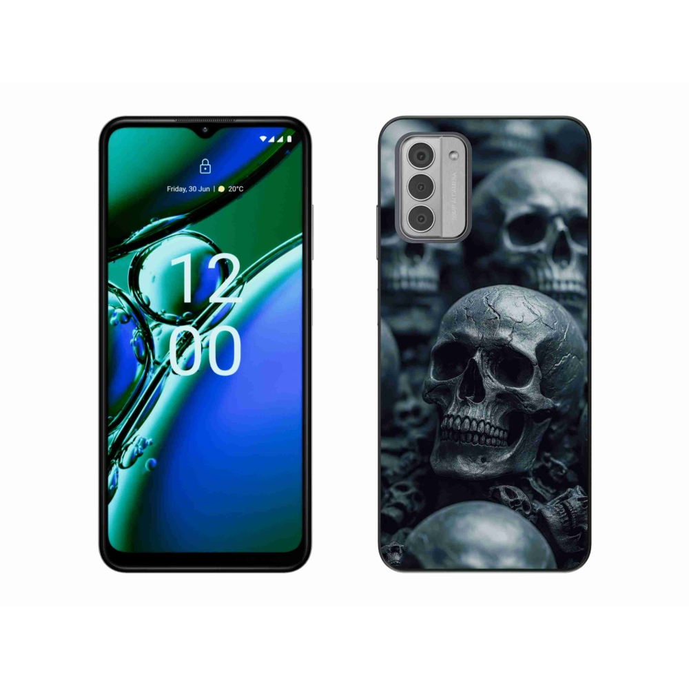 Gélový kryt mmCase na Nokia G42 - lebka 2