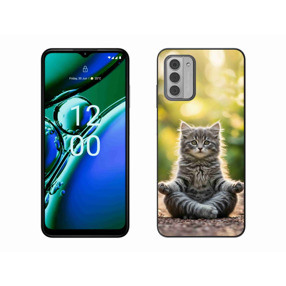 Gélový kryt mmCase na Nokia G42 - meditujúce mačiatko