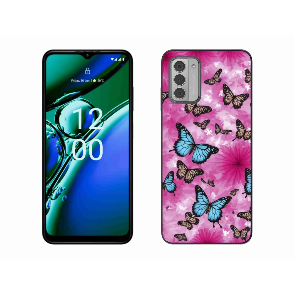 Gélový kryt mmCase na Nokia G42 - motýlia záhrada