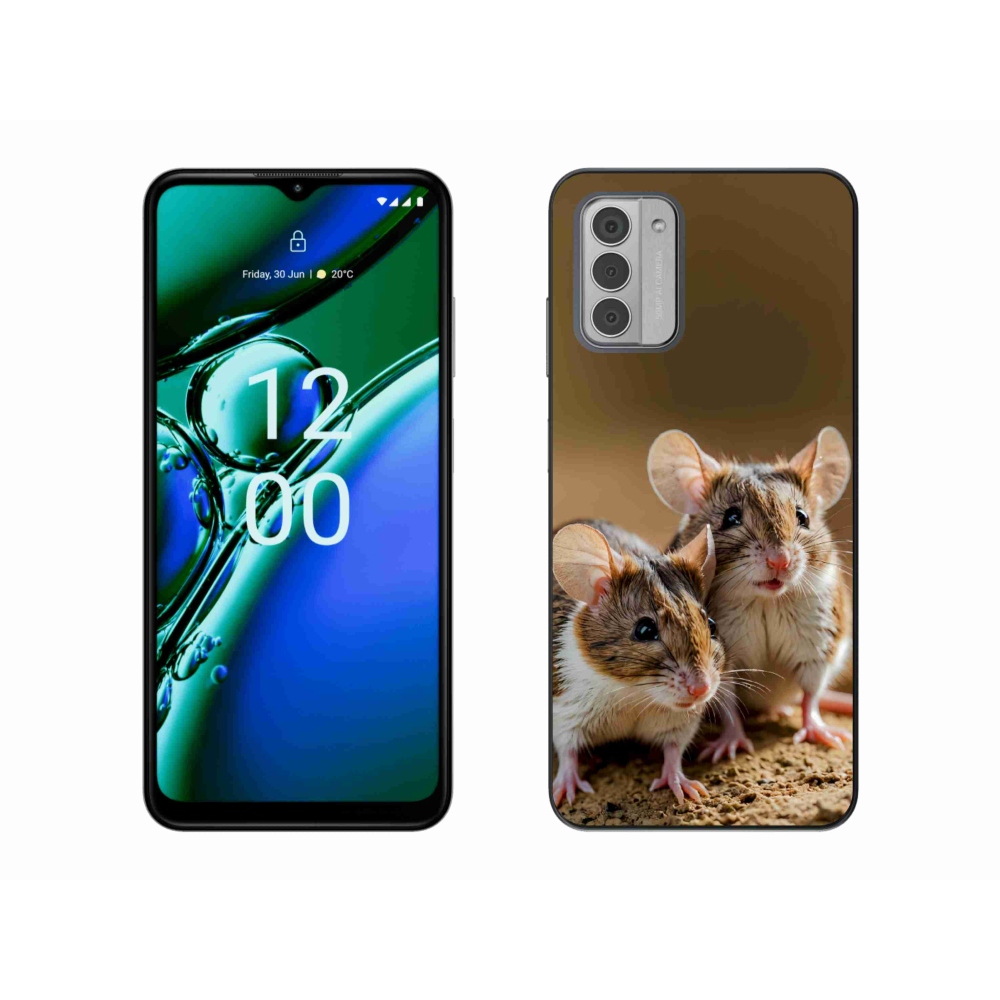 Gélový kryt mmCase na Nokia G42 - myší duo