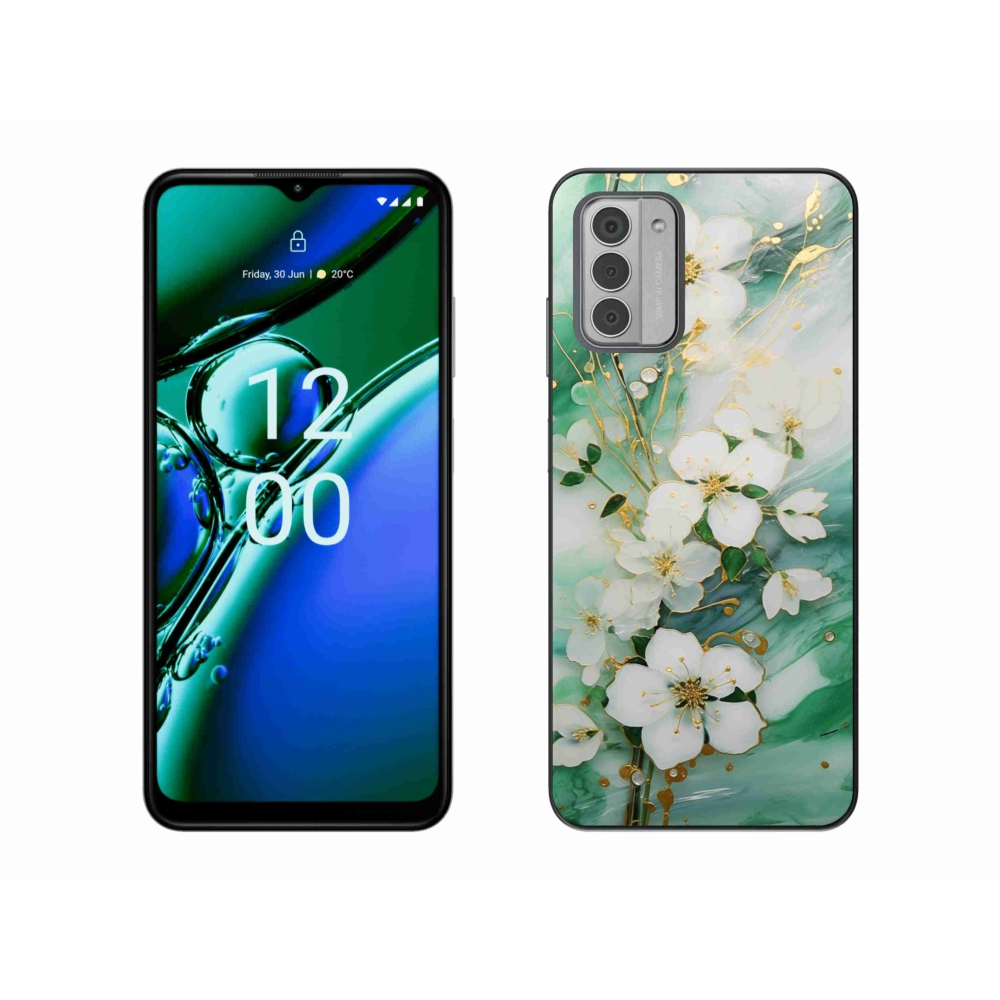 Gélový kryt mmCase na Nokia G42 - nežné kvety