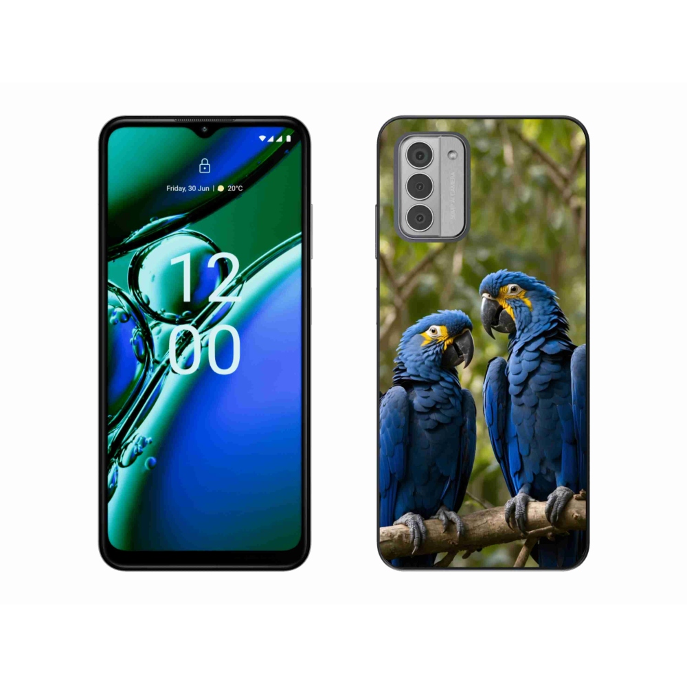 Gélový kryt mmCase na Nokia G42 - papagájové duo