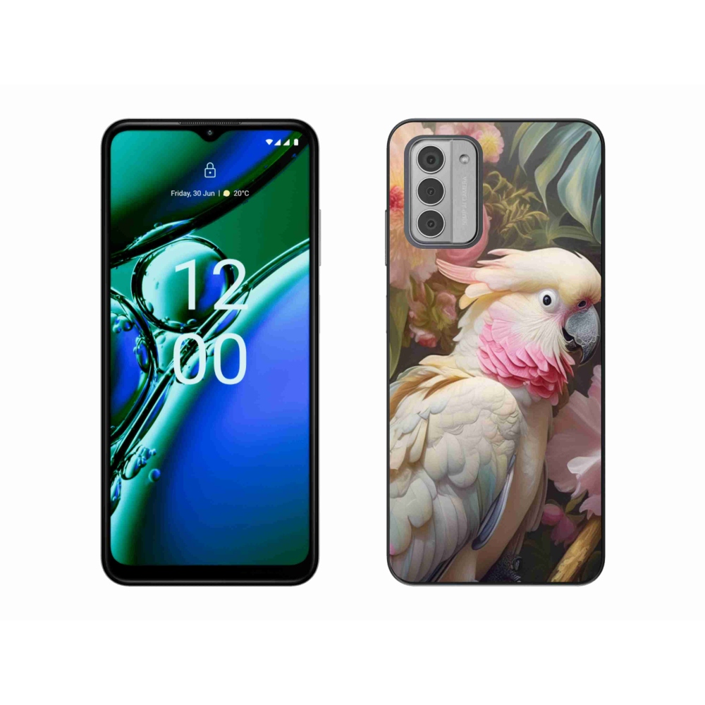 Gélový kryt mmCase na Nokia G42 - papagáj kakadu ružový 2