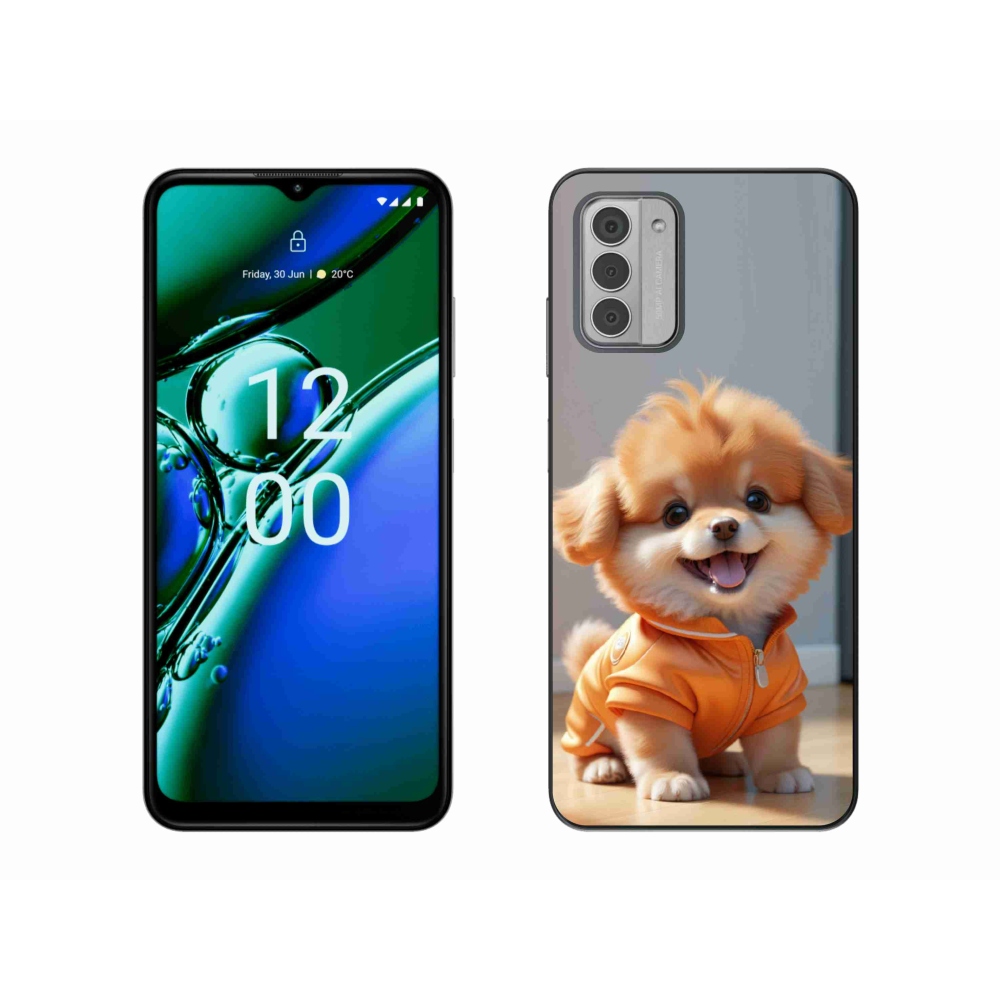 Gélový kryt mmCase na Nokia G42 - roztomilý pomeranian v mikine