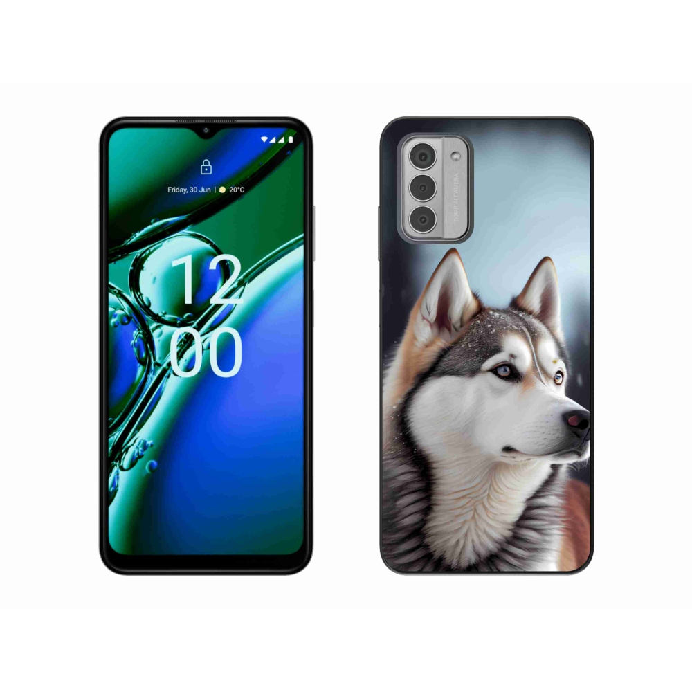 Gélový kryt mmCase na Nokia G42 - sibírsky husky