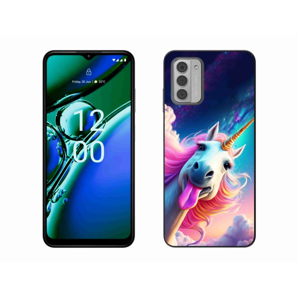 Gélový kryt mmCase na Nokia G42 - šialený jednorožec