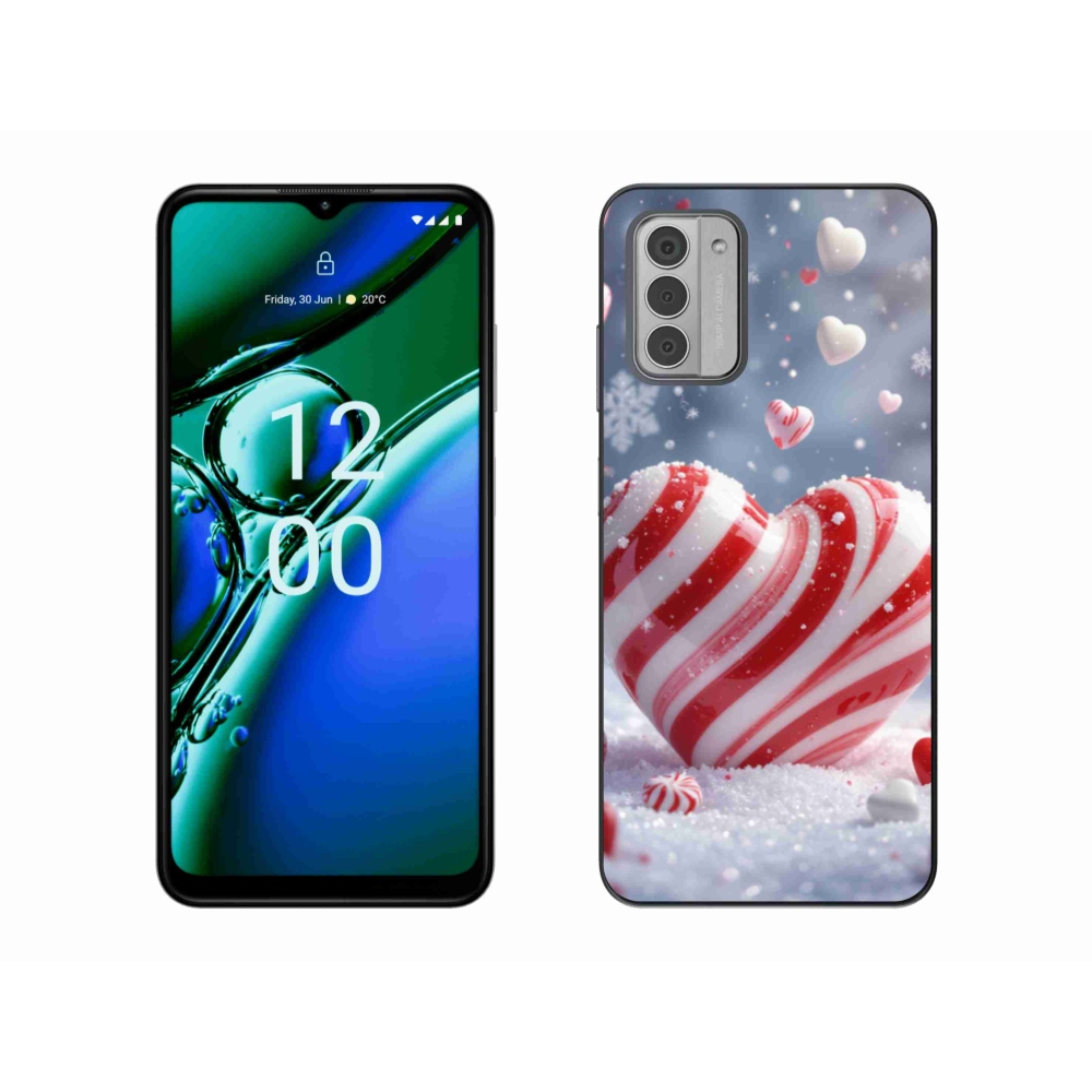 Gélový kryt mmCase na Nokia G42 - sladké srdce