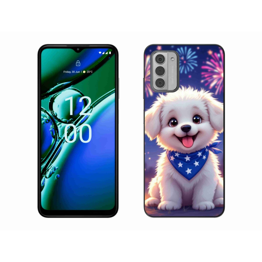 Gélový kryt mmCase na Nokia G42 - slávnostné šteňa
